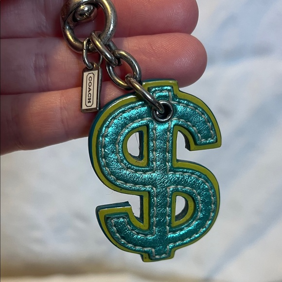 Coach Dollar Sign Vintage Keychain - Picture 3 of 3